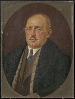 Obraz: M.Mitrovský: Portrét p.Schlesingera, olej na plátne,rám - P00036