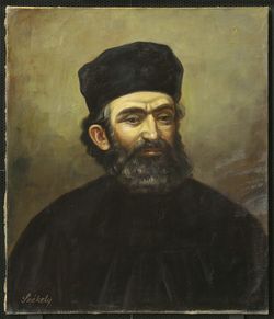 Obraz:Székely:Portrét rabína,olej na plátne - P00060