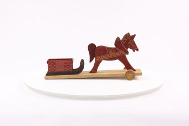 Koník drevený so sánkami - 7515 H